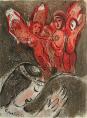 Chagall - Sarah and the Angels, original Bible lithograph